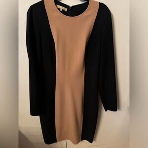 Michael Kors made in Italy color block wool dress